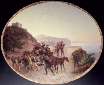 La cattura di Guido Edmondo, c.1864 da Carl Wilhelm Goetzloff